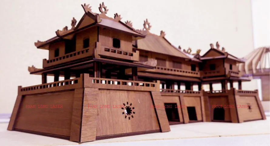 Cắt laser gỗ làm mô hình tòa nhà cổ, mô hình kiến trúc cổ, cung điện vua Việt tại Gò Vấp, Tân Bình, Tân Phú, Bình Thạnh, Bình Tân, Phú Nhuận, Quận 5, Thủ Đức TP Hồ Chí Minh